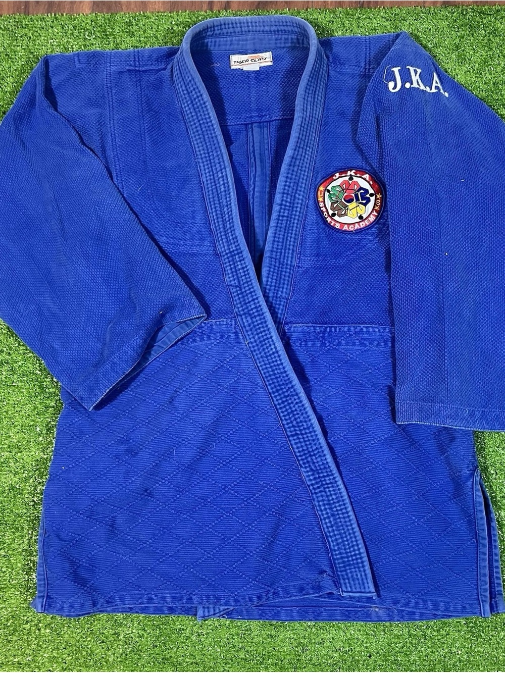 Kids Blue Judo Gi Top with J.K.A. Embroidery